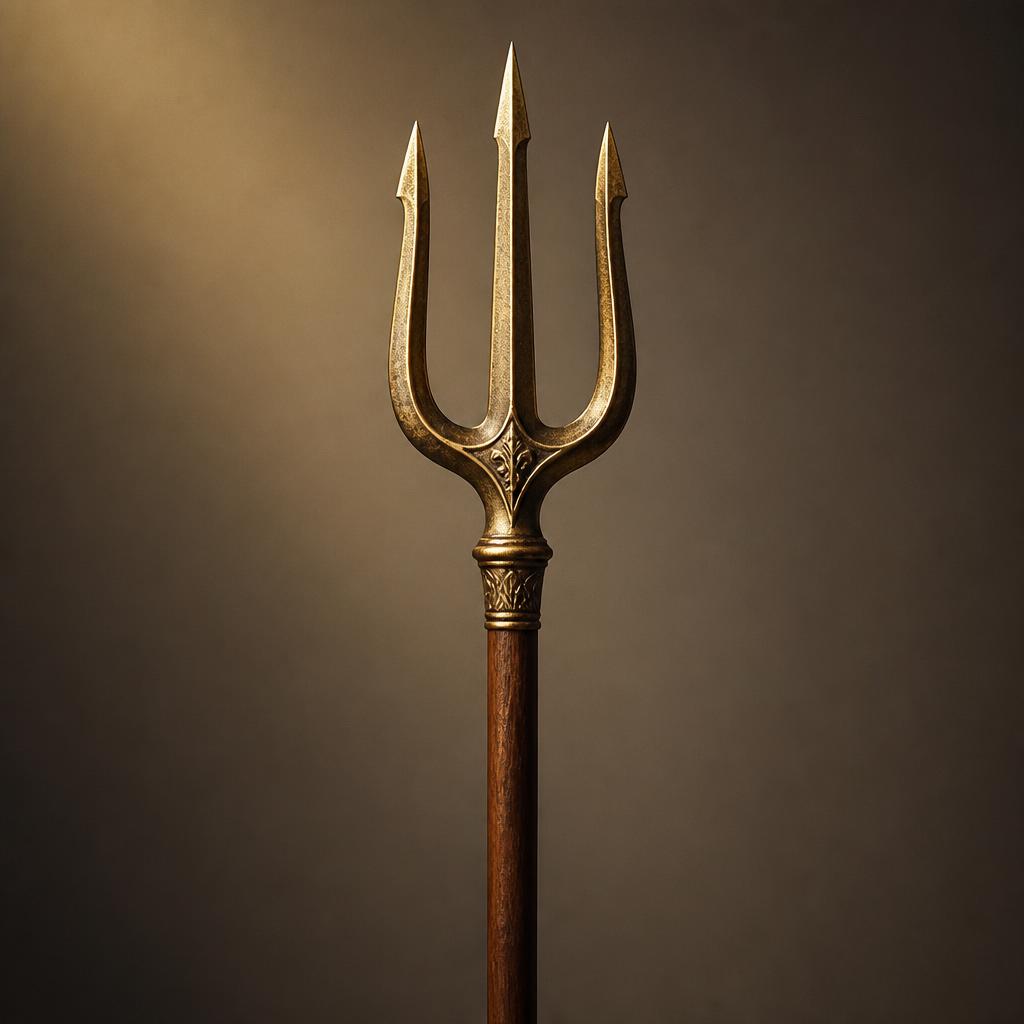 A classical trident spear